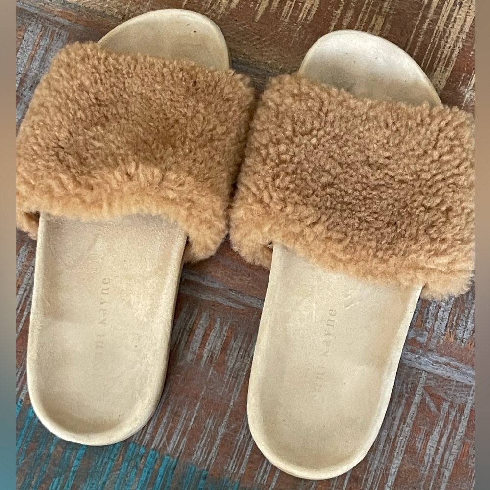 Jenni Kayne Shearling Slide Sandals Size EU 38 - Picture 3 of 4
